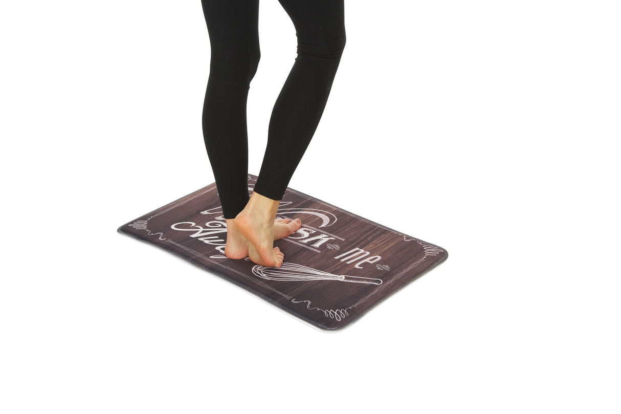 J&V Textiles Relax Series 20"x30" Antifatigue Kitchen Mat (Whisk Me Away)