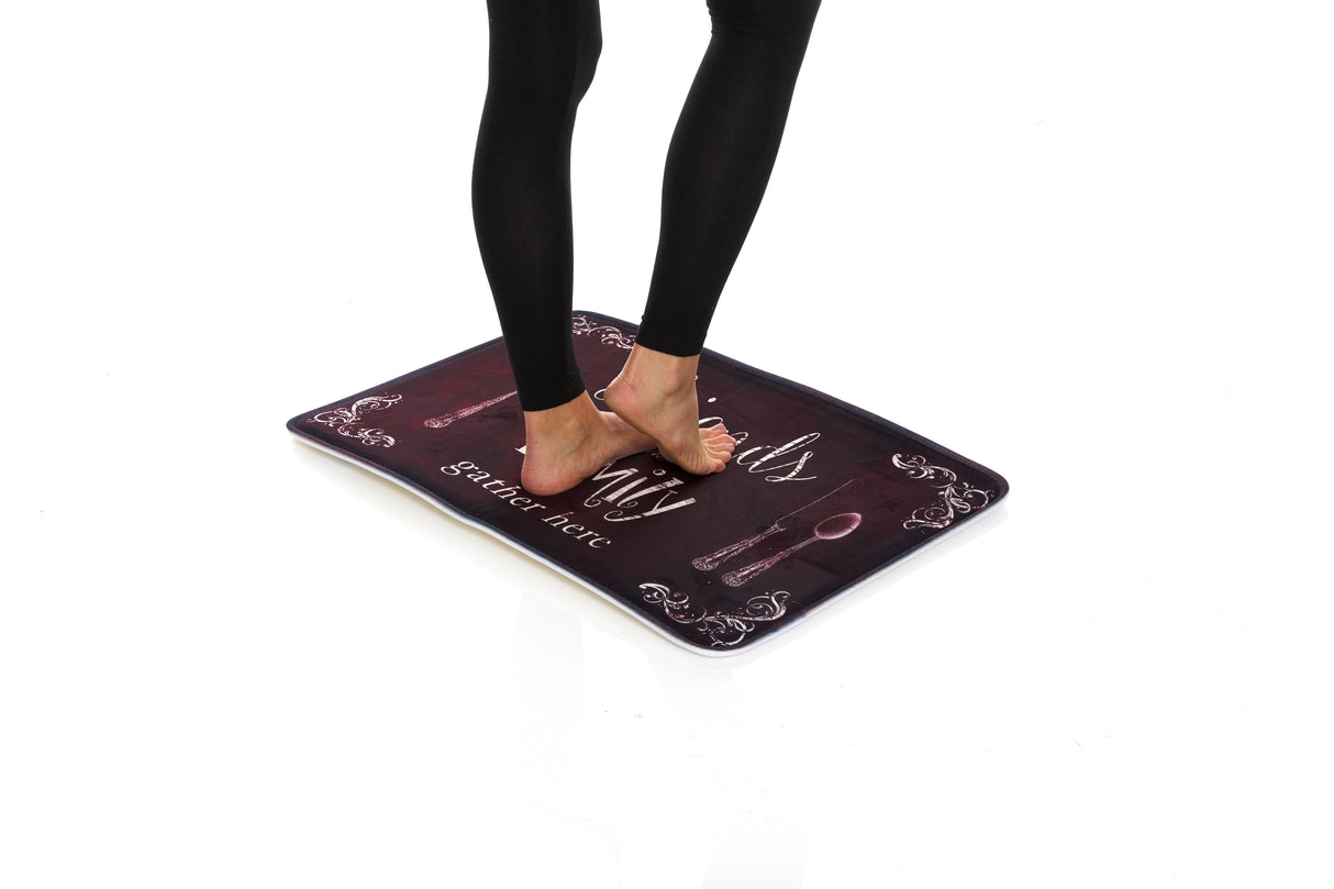 J&V Textiles Relax Series 20"x30" Antifatigue Kitchen Mat