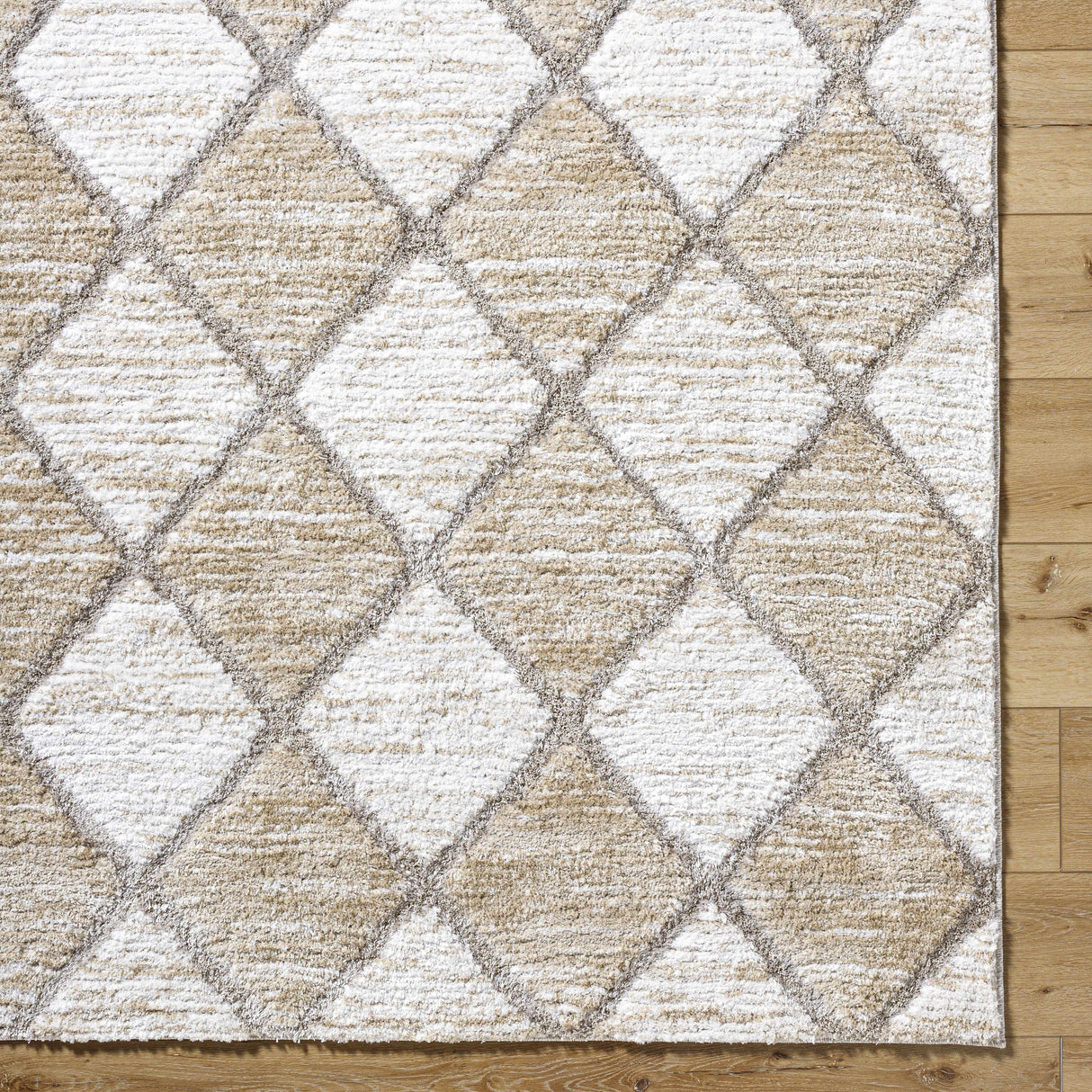 Aideen Cream Shag Area Rug - Clearance