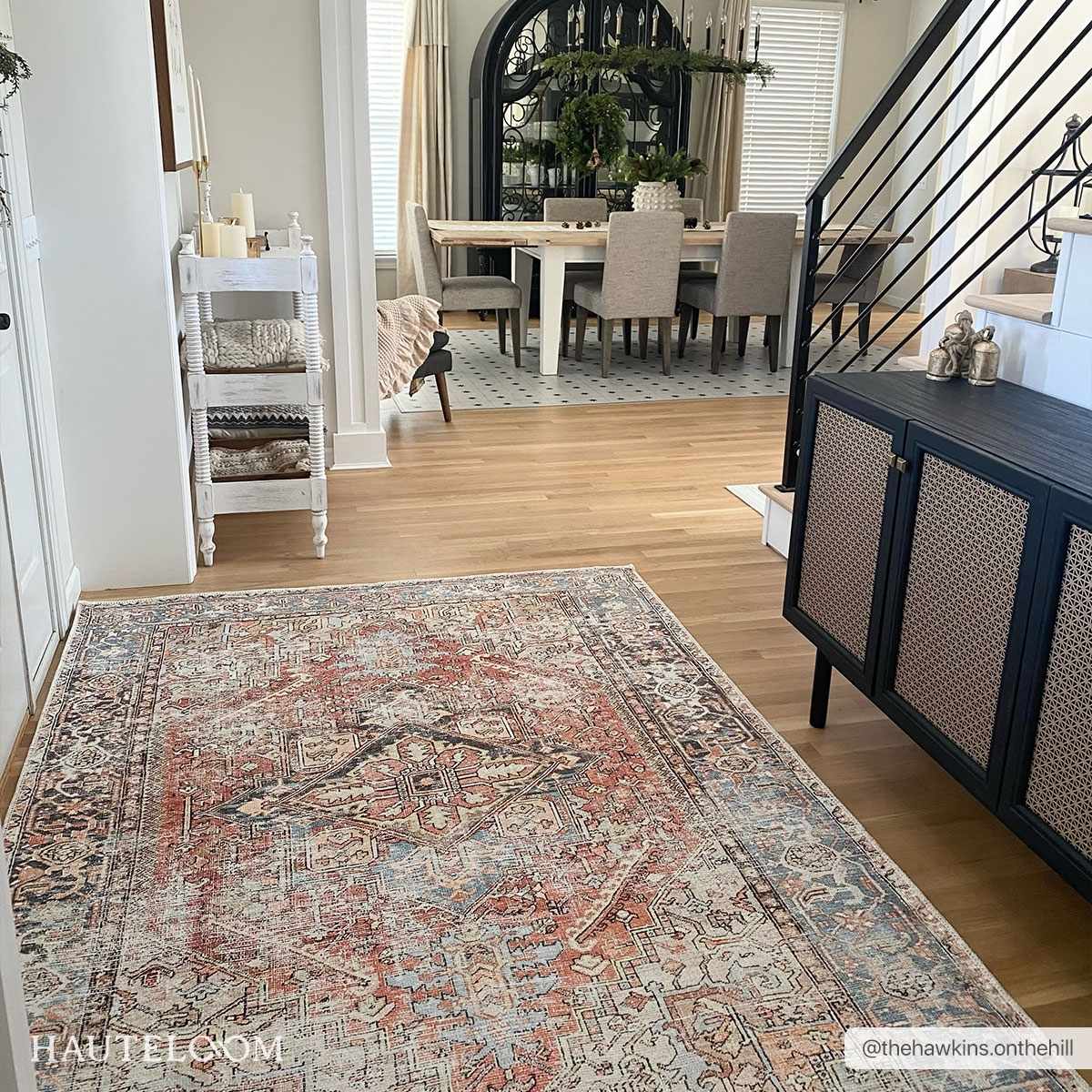 Eira Distressed Washable Rug - Clearance