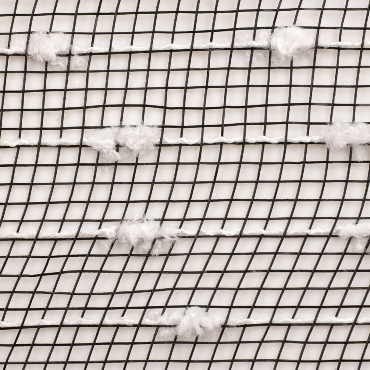 10" Snowball Deco Mesh Ribbon: Black & White (10 Yards)