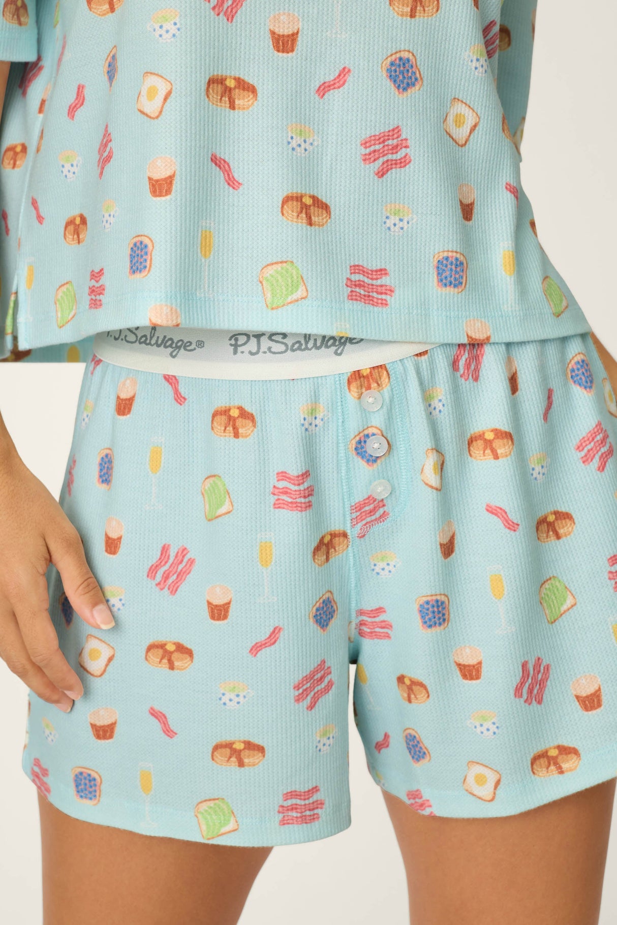 Boyfriend Boxer Sunday Brunch Short PJ Set