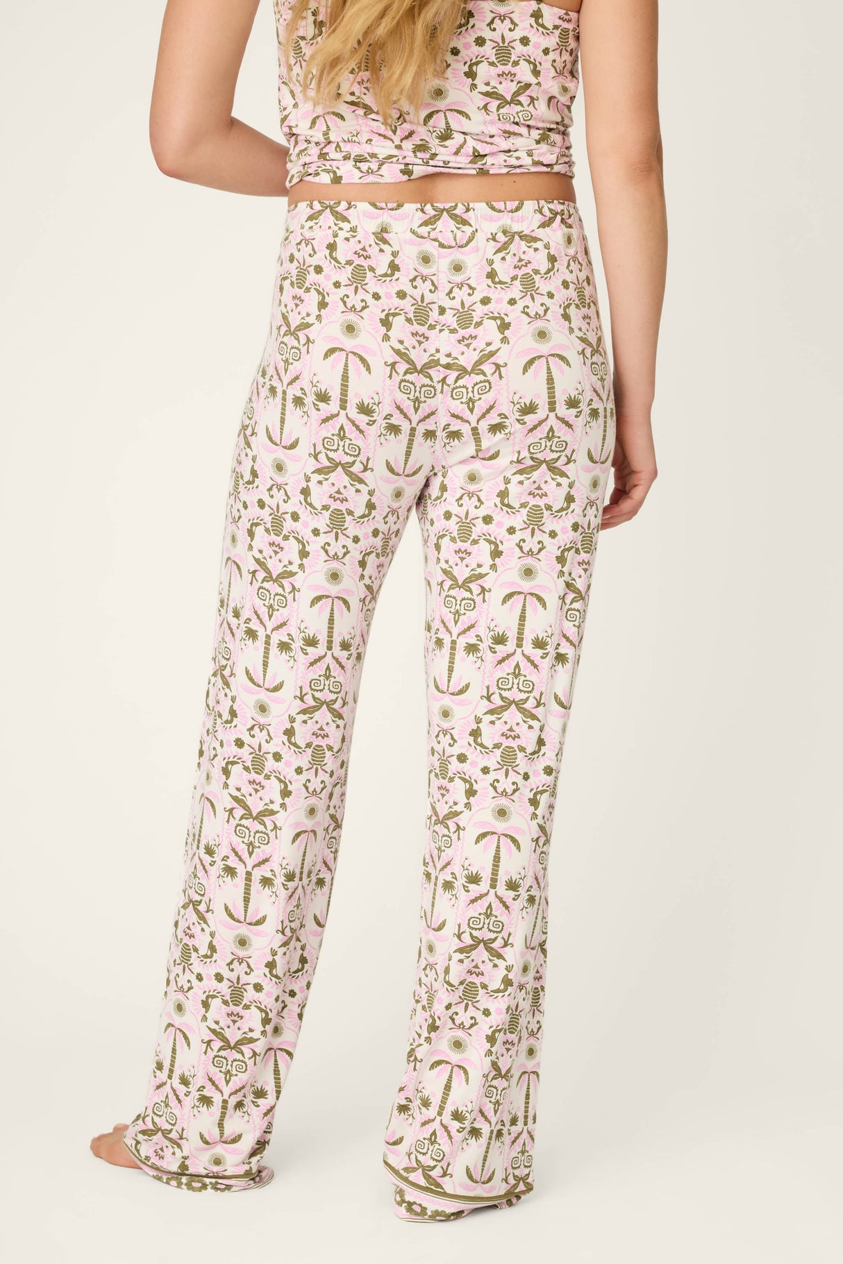 Déjà Vu Dreams Tiki Time Open Leg Pants