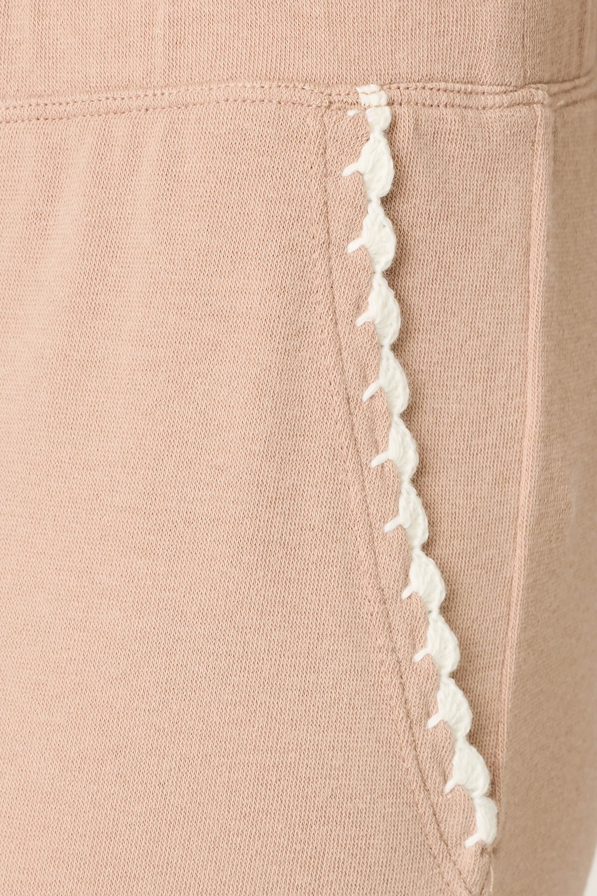 Palms Away Warm Taupe Cropped Lounge Pants