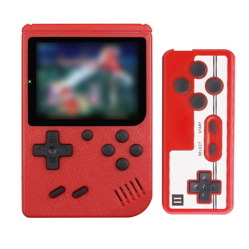 400-In-1 Handheld Game Console with 2 Player Controller & TV Connection