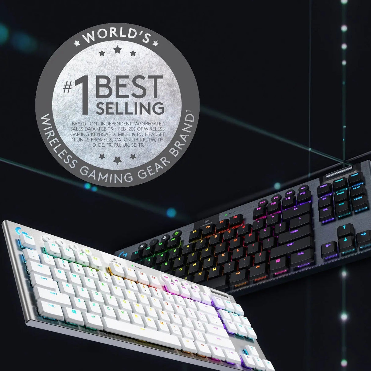 Refurbished - Logitech - G915 LIGHTSPEED TKL Wireless Mechanical GL Tactile Switch Gaming Keyboard