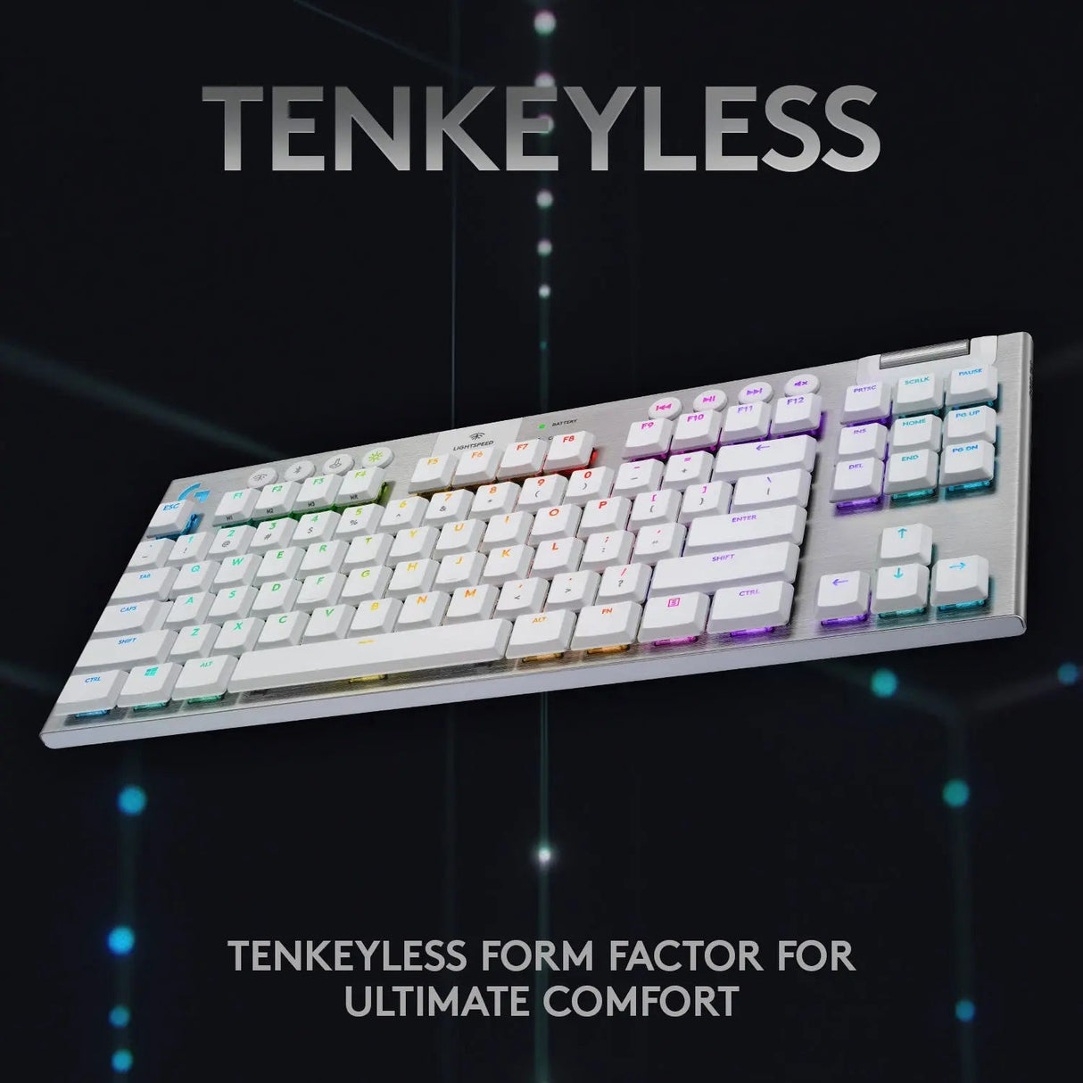 Refurbished - Logitech - G915 LIGHTSPEED TKL Wireless Mechanical GL Tactile Switch Gaming Keyboard