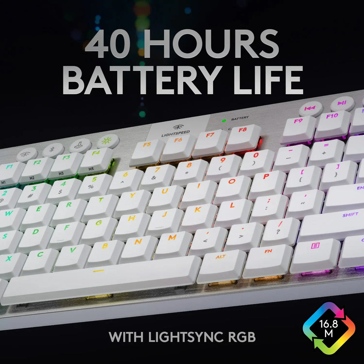 Refurbished - Logitech - G915 LIGHTSPEED TKL Wireless Mechanical GL Tactile Switch Gaming Keyboard