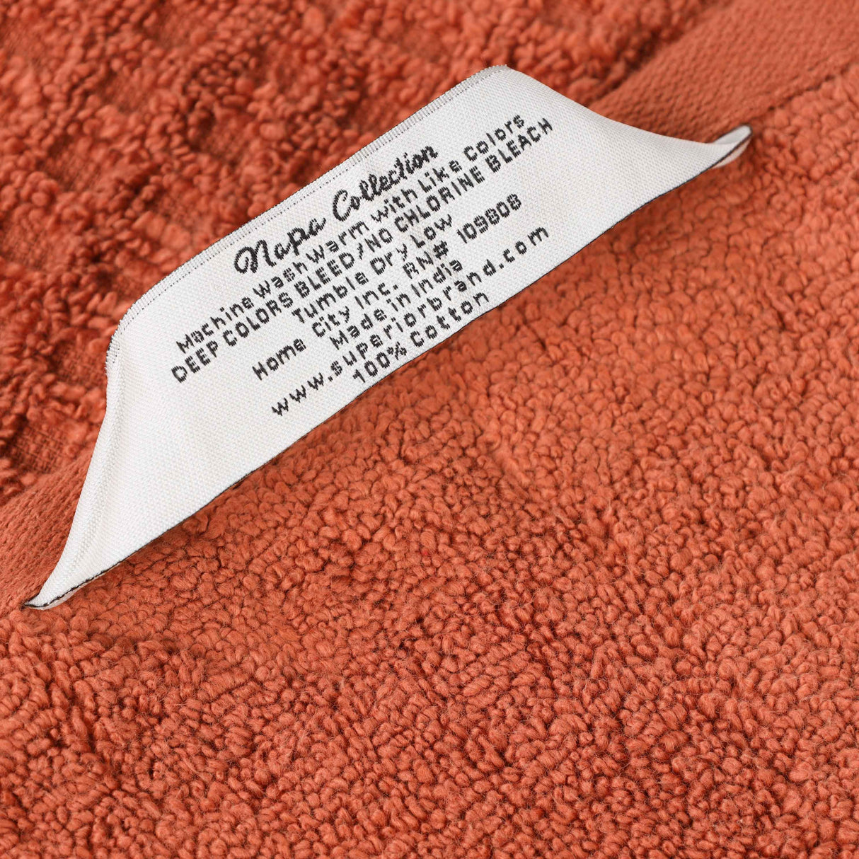 Napa Zero Twist Cotton Solid Waffle Honeycomb Bath Towel Set of 3 - Bath Towel by Superior Brand