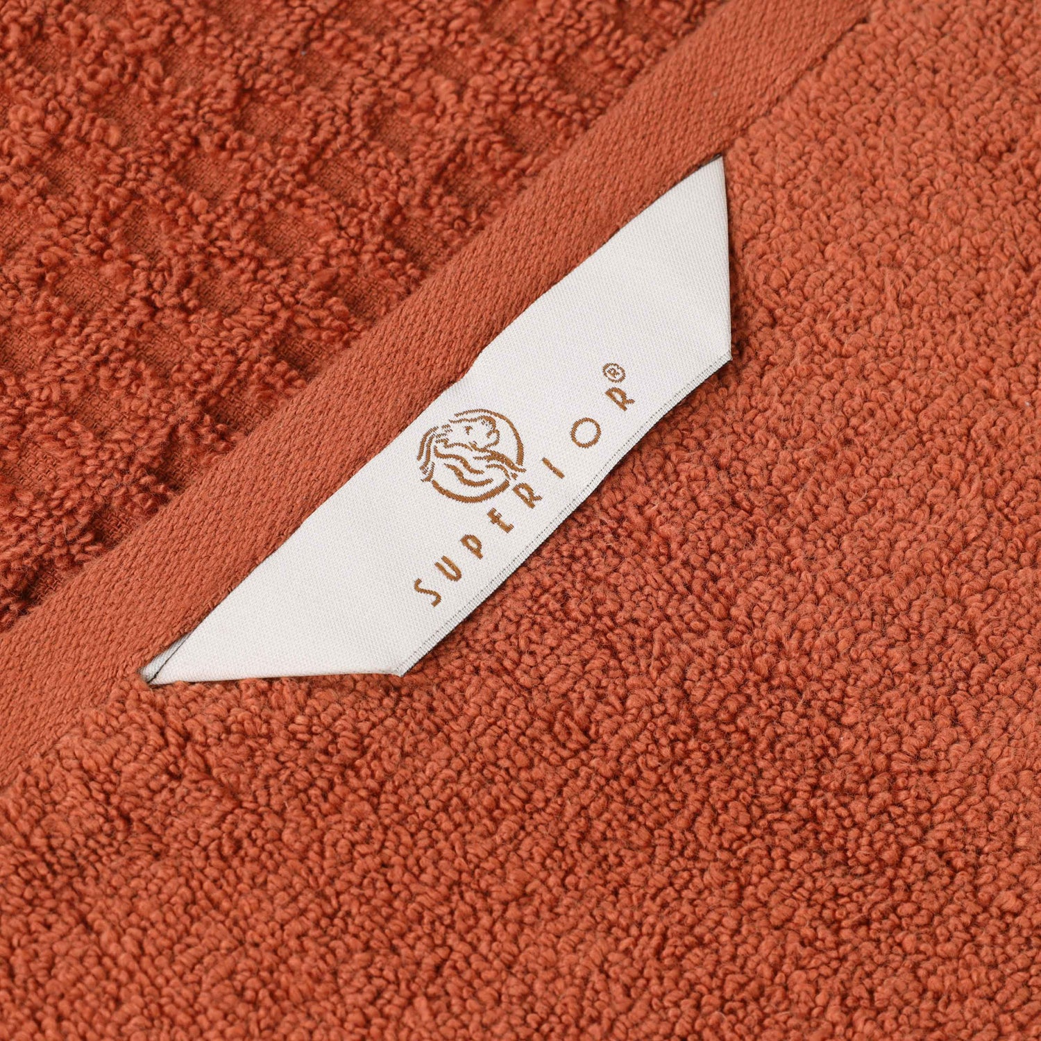 Napa Zero Twist Cotton Solid Waffle Honeycomb Bath Towel Set of 3 - Bath Towel by Superior Brand