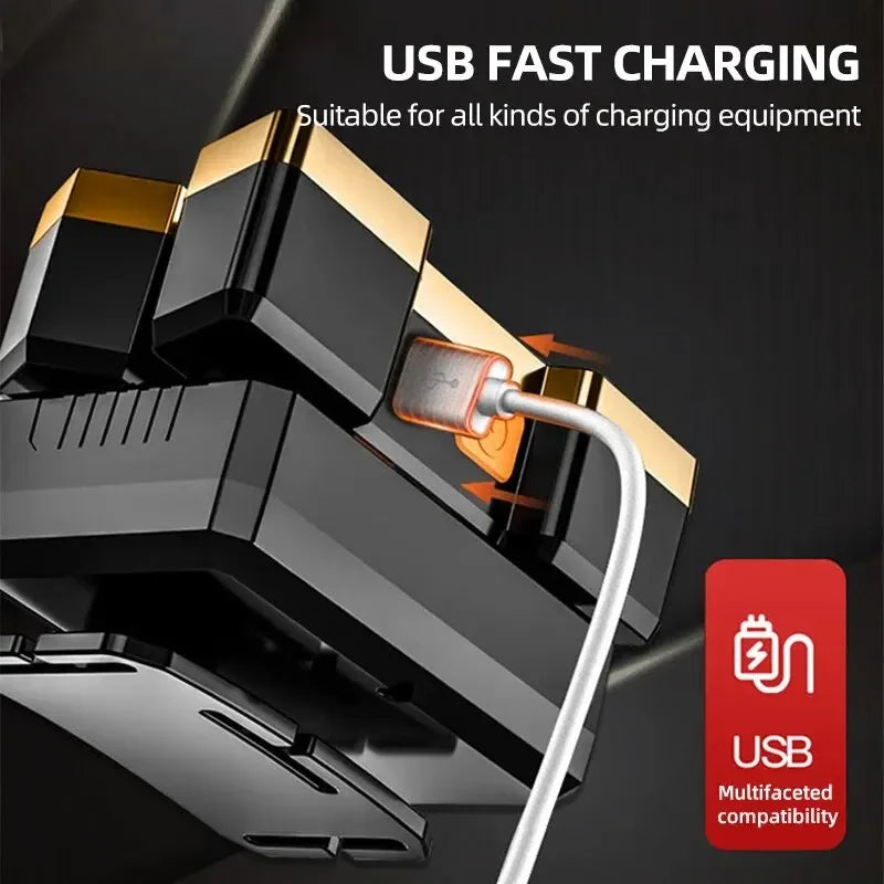 Rechargeable LED Headlamp for Fishing, Camping, Hiking – Powerful Head Flashlight