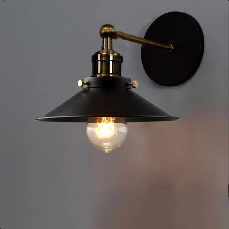 Wooden Wall Lamp with Switch – Modern E27 Color Sconce for Bedroom & Living Room