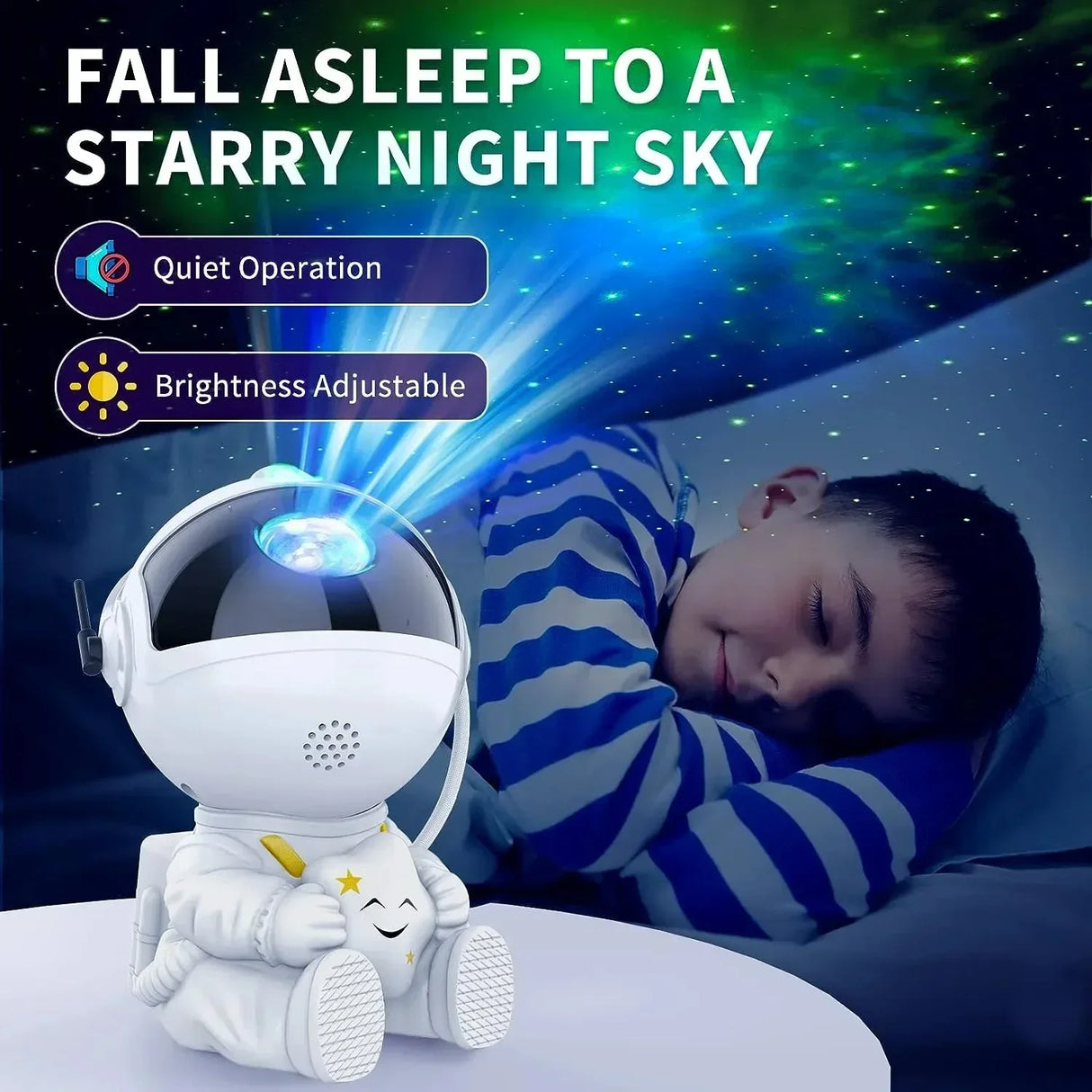 Astronaut Star Projector Galaxy Night Light LED Nebula Ceiling Lamp for Bedroom