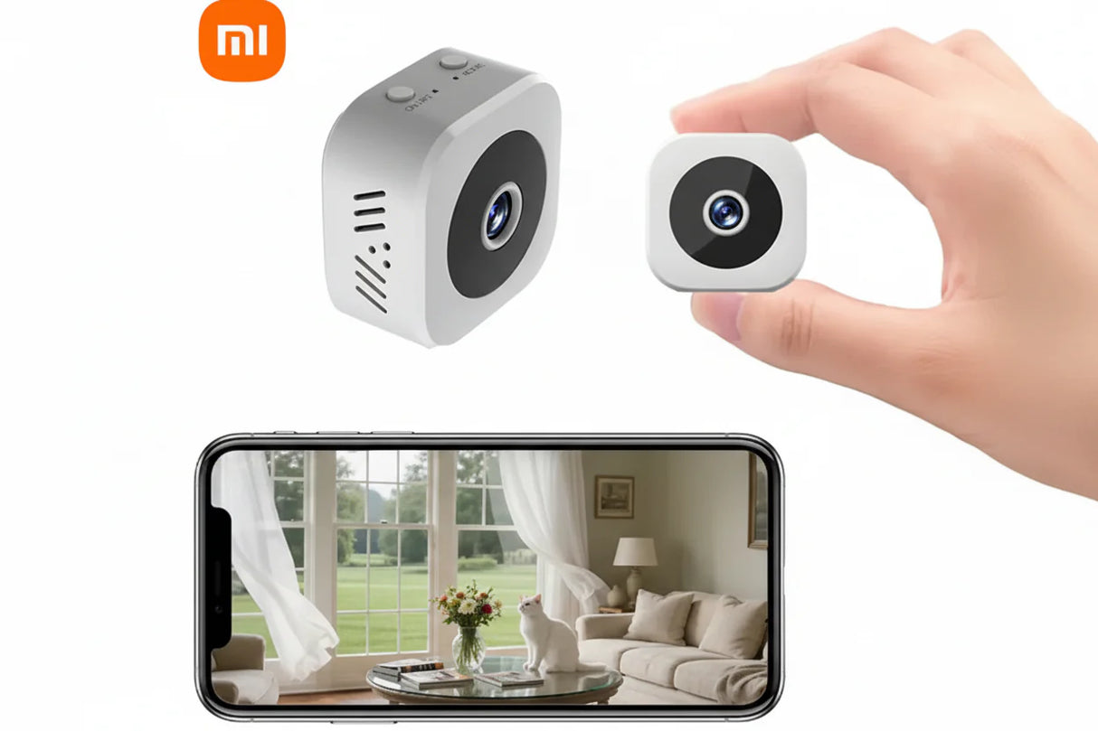 Xiaomi 8K Mini Security Camera Full Color Night Vision WiFi Motion Surveillance