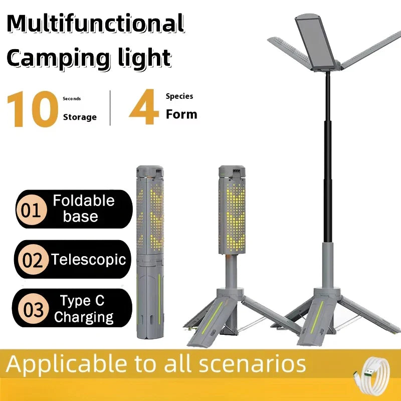 1000LM-Rechargeable-Camping-Lantern-Retractable-Work-Light-Hiking-Emergency-Camping-Lights-&-Lanterns
