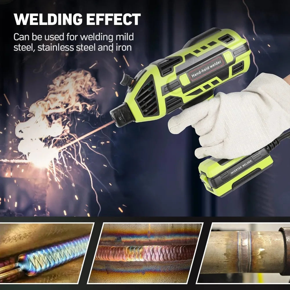 110V Handheld Portable Welding Machine IGBT Inverter ARC Welder 20-120Amp Gun