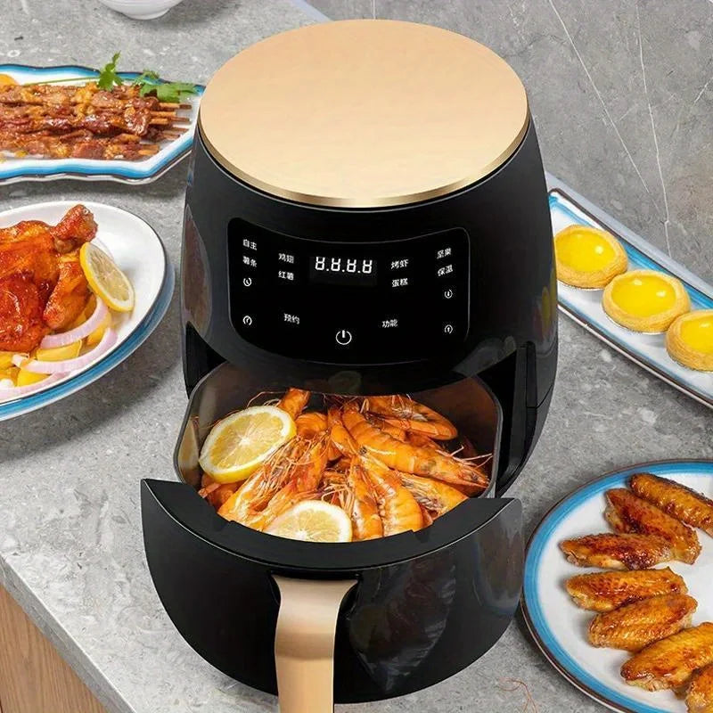 6L Digital Air Fryer Large Capacity Touch Control Non Stick Energy Saving