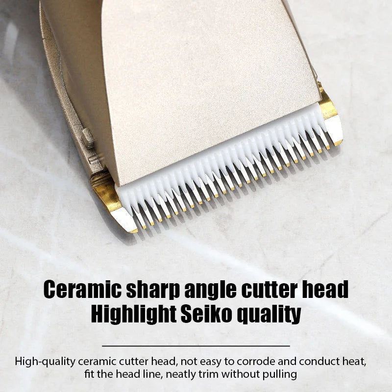 Electric Hair Trimmer for Men – Rechargeable Hair Clipper Professional Shaver