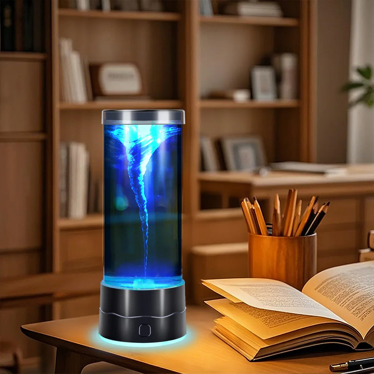 LED Tornado Night Light USB Multi-Color Changing Atmosphere Lamp for Kids Home