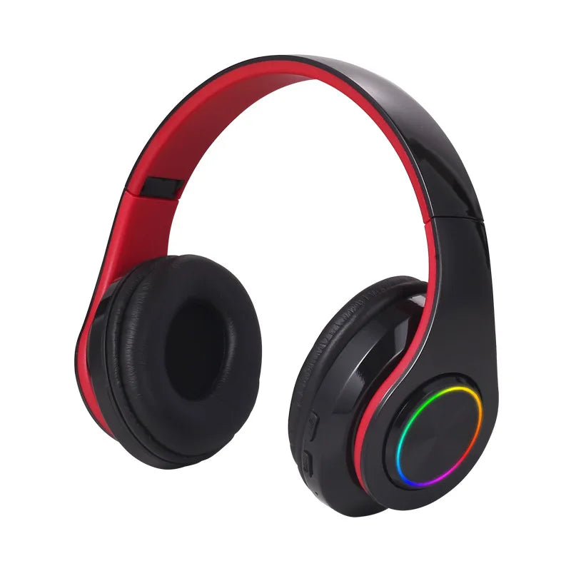 Wireless Bluetooth 5.0 Foldable Headphones On-Ear Stereo Sound Gaming Headset