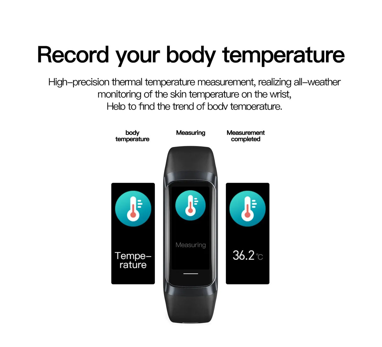 AMOLED Smart Watch Fitness Tracker Heart Rate Waterproof Sports Watch for Men Women