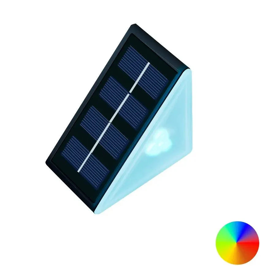 Outdoor Solar Step Lights Warm White RGB IP67 Waterproof Pathway Patio Yard