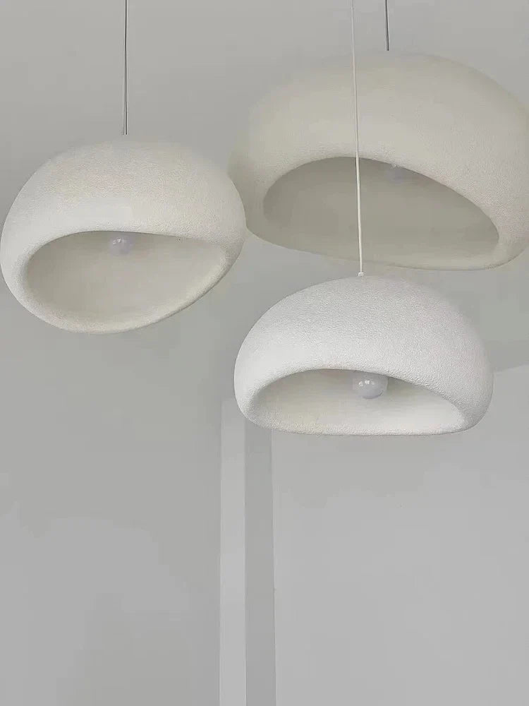 Moktan Sabai Nordic Wabi Sabi LED Chandelier – E27 Pendant Light for Kitchen & Bar