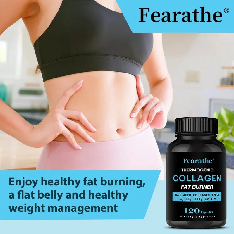Collagen Fat Burner 120 Count with Multi-Type Collagen