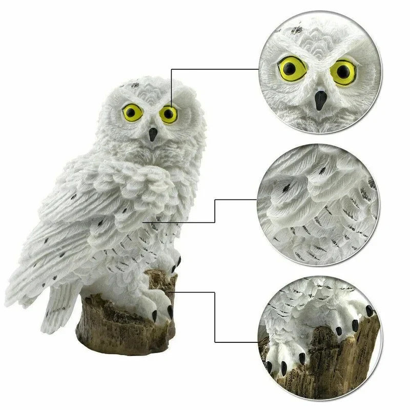 Solar Owl Garden Lights Outdoor LED Solar Powered Waterproof Animal Lamp Decor