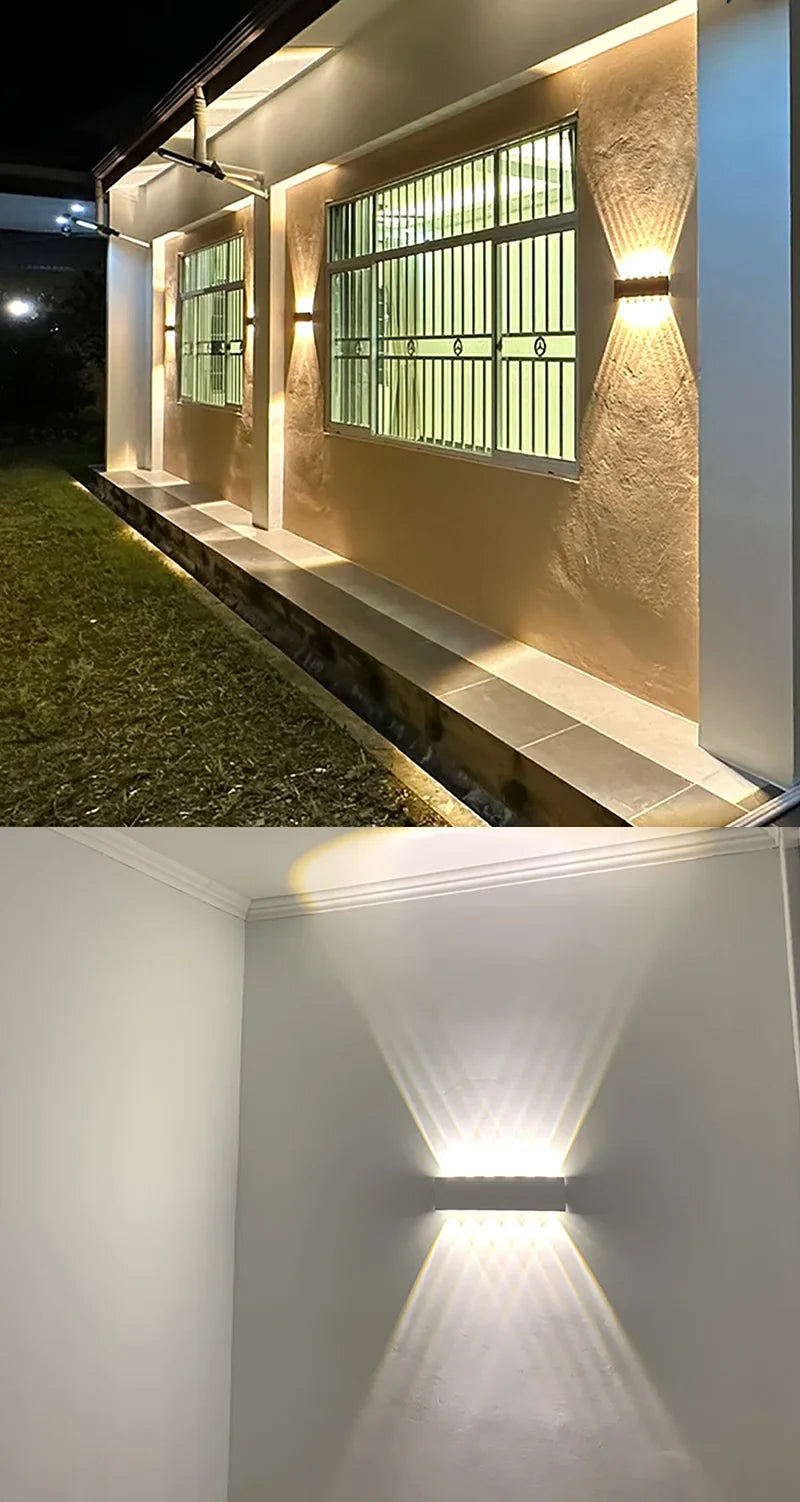 Waterproof LED Wall Light – 8W 12W Aluminum IP65 Lamp for Outdoor & Indoor Use