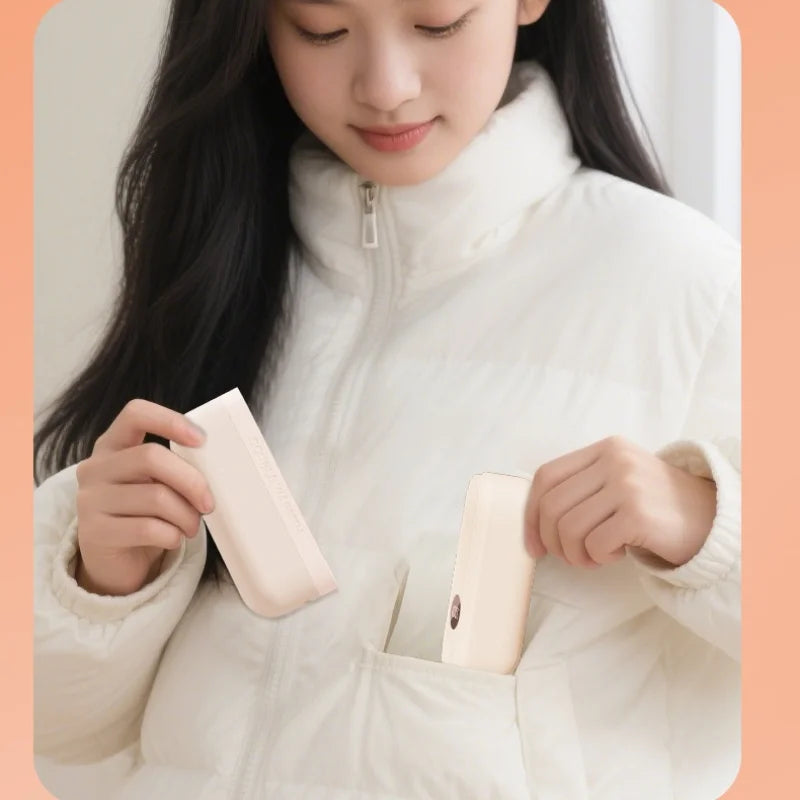 2025 Magnetic Hand Warmer 2 in 1 Rechargeable Mini Electric Handwarmers 2-Pack