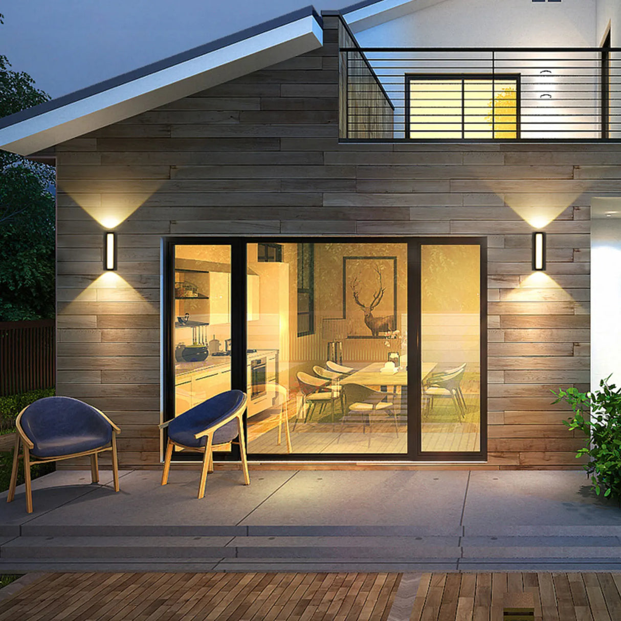 Outdoor LED Wall Light – 10W IP66 Waterproof Lamp for Home Exterior & Garden Decor