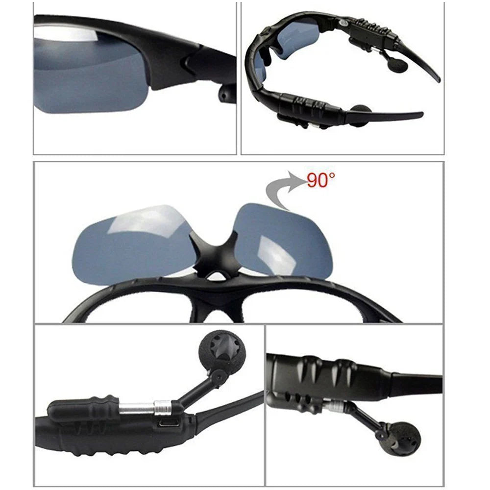 Bluetooth Smart Sunglasses – Wireless Stereo Headset with Polarized UV Protection