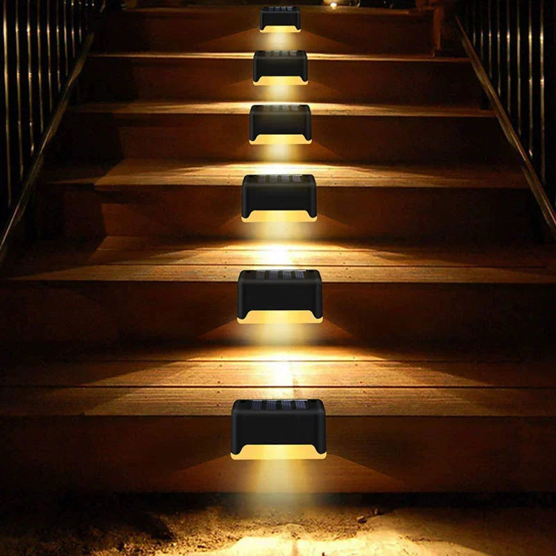 Outdoor Solar Deck Lights – Waterproof LED Fence & Step Lamps for Yard & Pathway