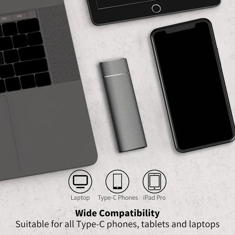External Portable SSD 2TB 20TB 30TB USB 3.1 Type-C High Speed Drive