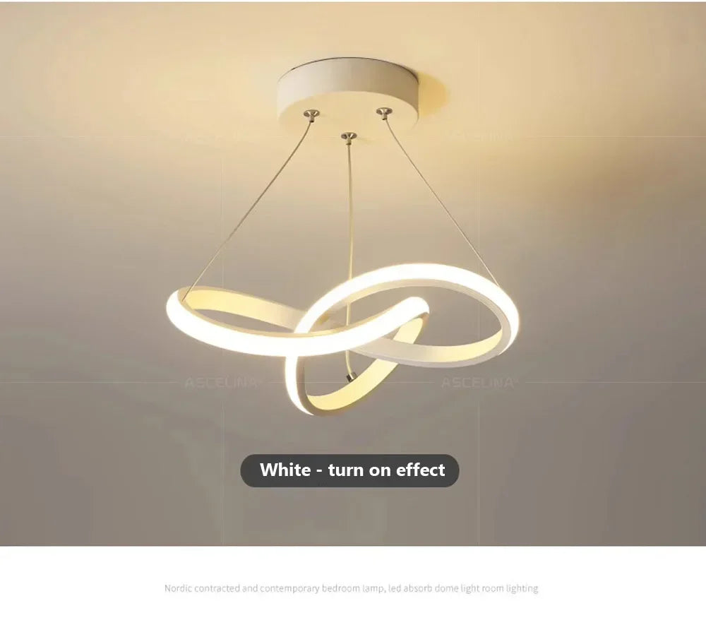 Moktan Sabai Nordic LED Pendant Lamp – Modern Ceiling Light for Dining & Living Room
