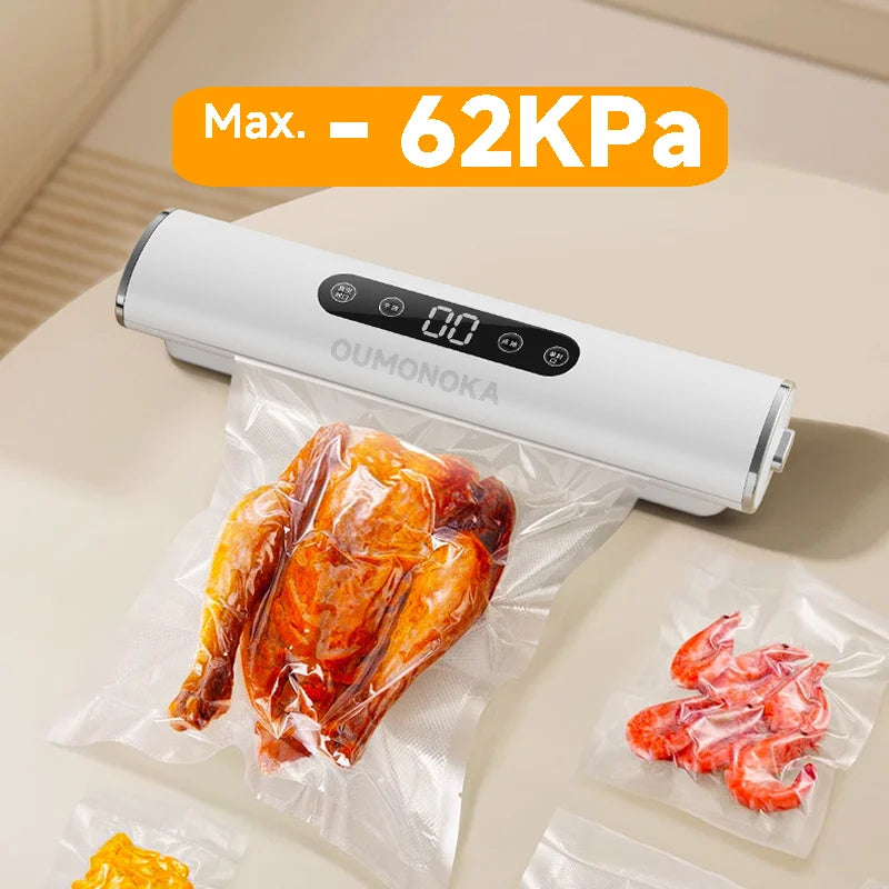 Food Vacuum Sealer Machine for Food Storage Kitchen Vacuum Packer and Bag Sealer