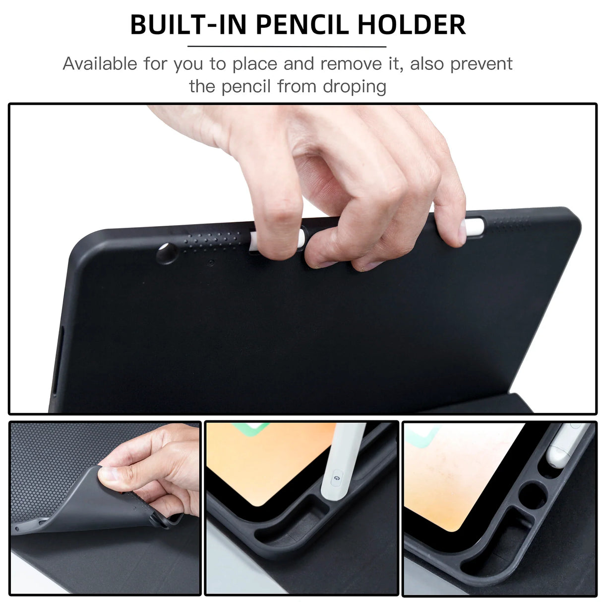 Wireless Keyboard Case with Mouse for 10.2 Tablet Touchpad Magnetic Cover