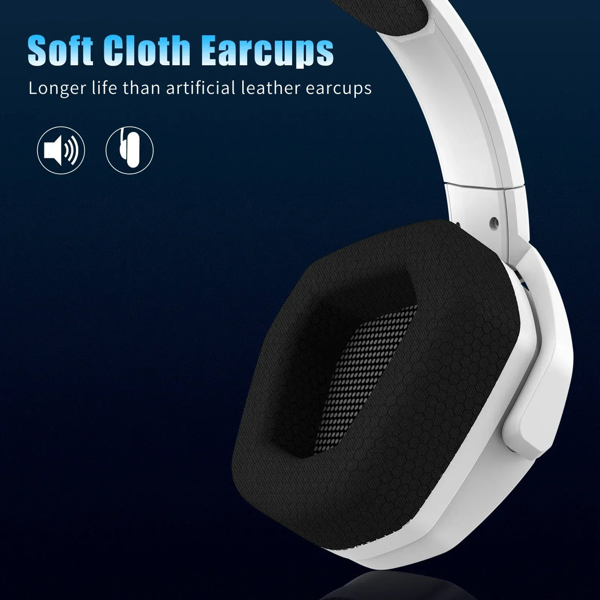 NUBWO G06 Wireless Gaming Headset Bluetooth 5.3 PS5 PC Noise Cancelling