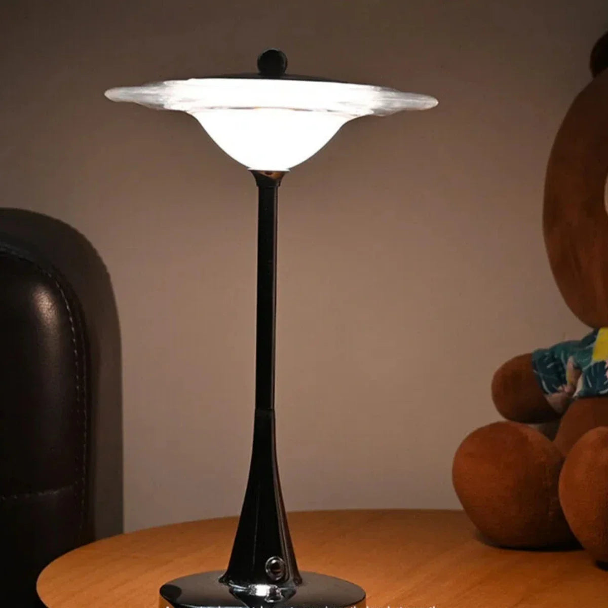 Bauhaus Style Rechargeable Table Lamp LED Mood Light for Bedroom Living Room Decor