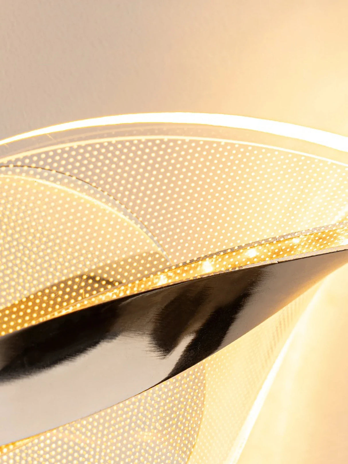 Modern LED Wall Lamp – Gold/Black Acrylic Light for Bedroom, Hallway & Living Room