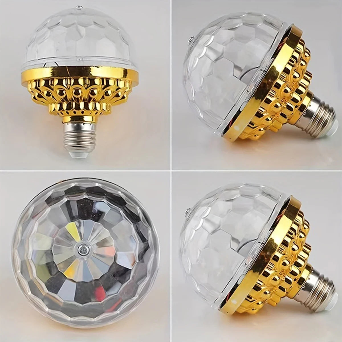 E27 RGB Rotating Stage Light LED Disco Party Projector Lamp for DJ Bar Home