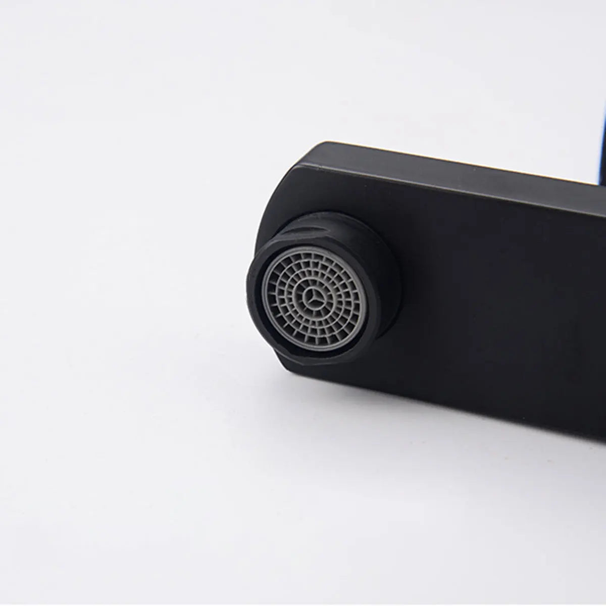 Black Chrome Bathroom Faucet Hot Cold Mixer Deck Mounted Vanity Sink Tap