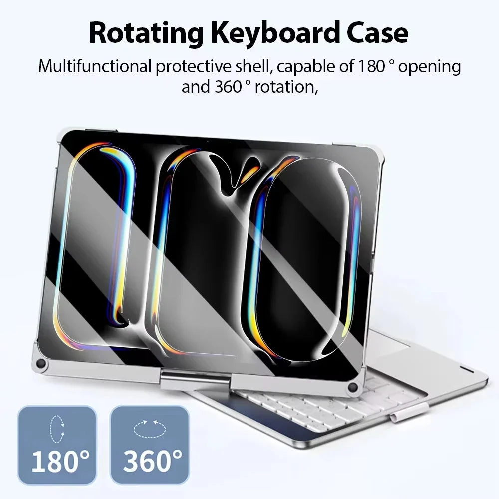 Magic Keyboard Case iPad 11th Gen 2025 iPad Air 11/13 Backlit 360°