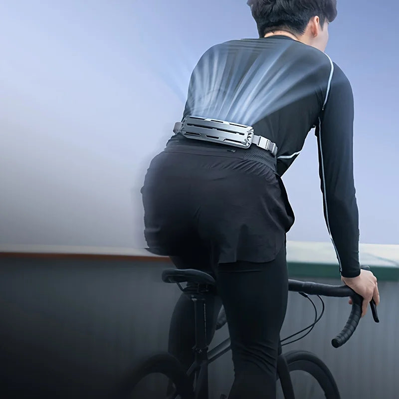 Portable Waist Clip Fan USB Rechargeable Hands Free Mini Fan