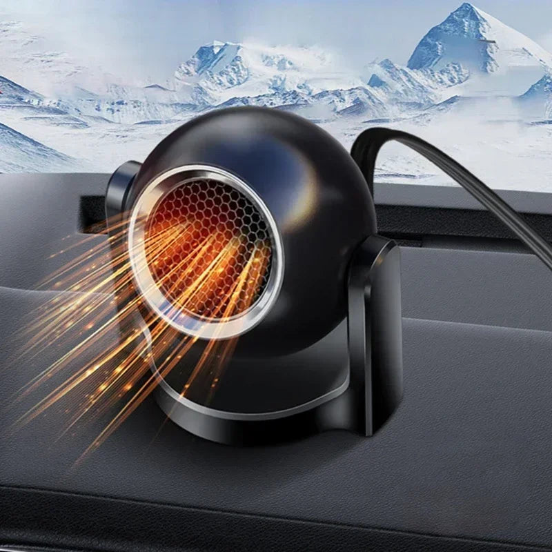 12V Portable Car Heater Defogger & Windshield Defroster Fast Heating Fan 120W