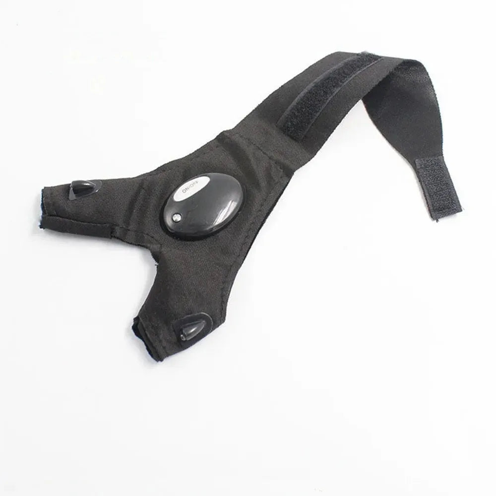 LED Cycling Gloves – Fingerless Gloves with Lights for Fishing, Outdoor & Sports