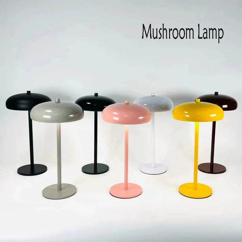 Nordic Touch LED Table Lamp Rechargeable Bedside Night Light Desk Decor