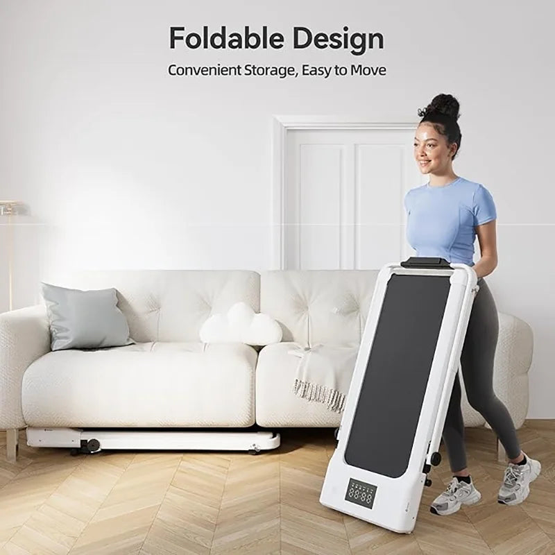 Under Desk Walking Pad Treadmill 9% Incline 37.4" Belt Foldable Home Office