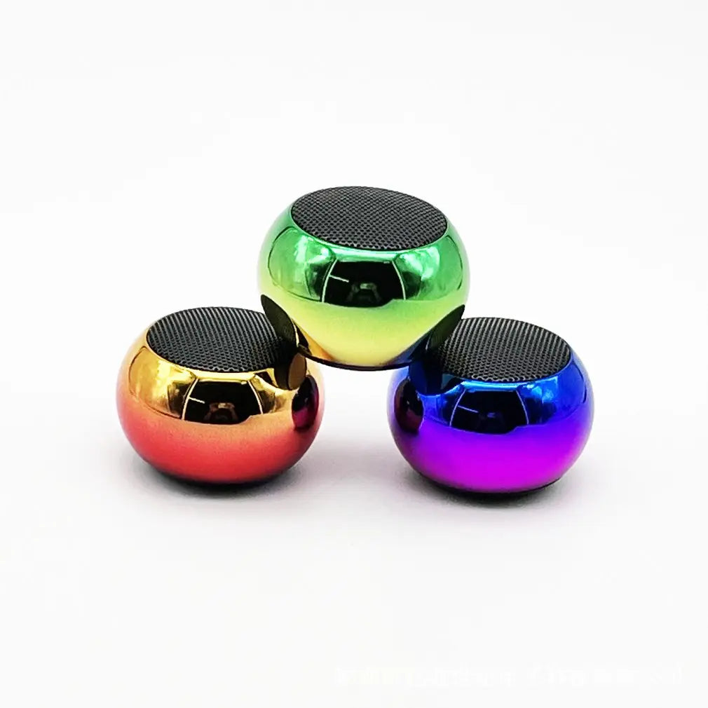 Portable Wireless Bluetooth Speaker Mini Subwoofer Heavy Stereo Outdoor Steel